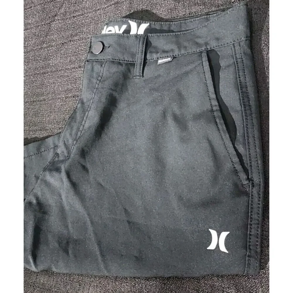 Hurley Men's Hybrid Shorts Quick Dry Polyester‎ Black size 32
